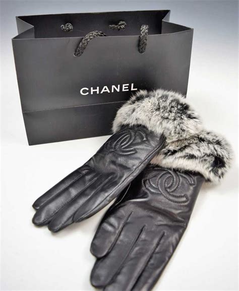 chanel white gloves|leather chanel gloves women.